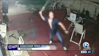 Florida homeowner uses machete to fight off armed robbers