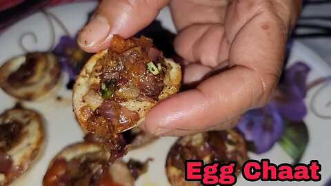 Egg Chaat Recipe | Evening Snacks Recipe Egg Starter Recipe | Egg Chaat masala