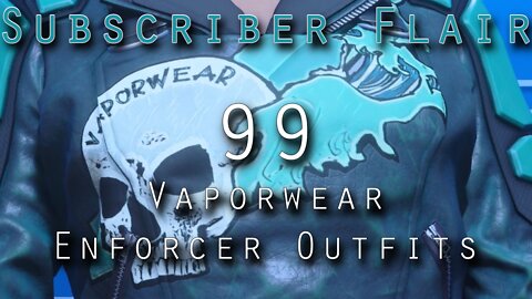 Star Citizen Subscriber Flair 99 - Vaporwear Enforcer Outfits