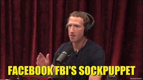 FACEBOOK IS THE FBI'S SOCKPUPPET ACCORDING TO MARK ZUCKERBERG