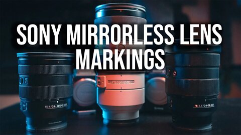 Sony camera lens numbers explained