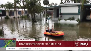 Some in Fort Myers made the best of the flooding after Tropical Storm Elsa