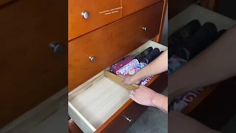 Bamboo drawers dividers #organizationtiktok #drawerorganization #homehack #amazonhomefinds #shorts