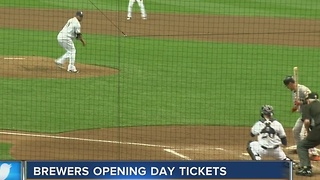 Milwaukee Brewers opening day ticket opportunity begins Wednesday