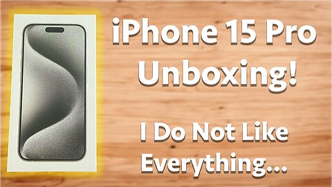 Let's Unbox The NEW iPhone 15 Pro White Titanium