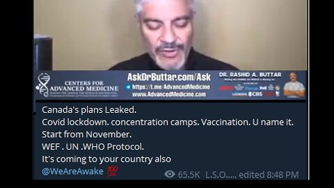 CANADA'S PLANS LEAKED. DARK FUTURE. LOCKDOWN. CONCENTRATION CAMPS. VACCINATION RESET
