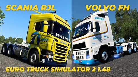 ETS2 SCANIA RJL + VOLVO FH Grátis para Euro Truck Simulator 2 1.48