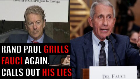 Rand Paul Grills Dr. Fauci Once Again