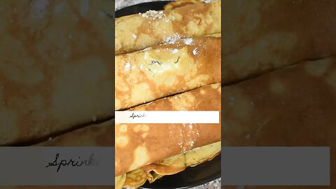 Pancakes with sweet cheese filling