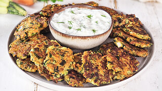 The Best Zucchini Carrot Fritters - Easy, Quick, Tasty and Nutritious