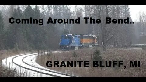 Train Is Coming Around The Bend In Granite Bluff, MI! #trains #trainvideo | Jason Asselin