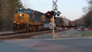 CSX Q369 Manifest Mixed Freight Train with DPU from Lodi, Ohio April 6, 2021