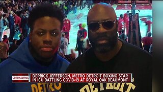 Metro Detroit boxing star in ICU battling COVID-19 at Royal Oak Beaumont