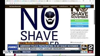 Aberdeen Police's "No Shave November" fundraiser