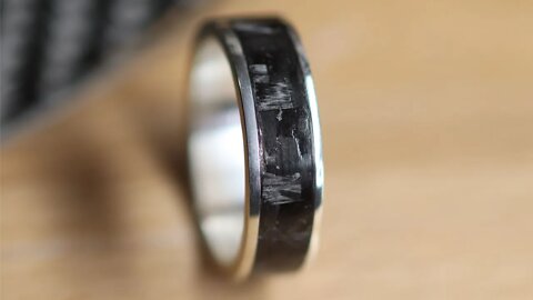 Silver & Carbon Fiber Step by Step Ring Making
