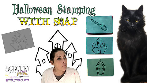 Halloween Stamping with Soap | Spooky Soap Stamps