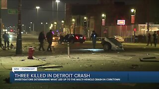3 killed in multi vehicle crash in Detroit