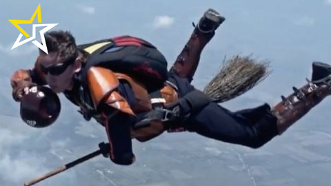 Skydivers Recreate 'Quidditch' For Colombian Telecom Company Commercial