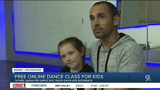 Tucson Father, Daughter dance duo offers free online fitness class for kids