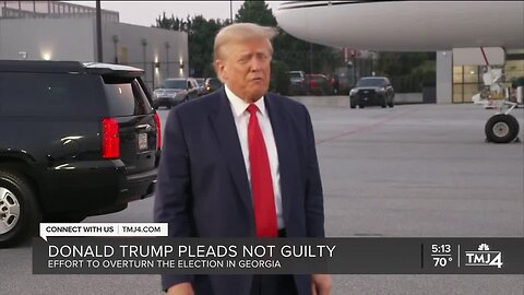 Donald Trump pleads not guilty