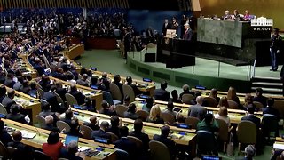 President Trump Hits Iran Hard During UN General Assembly Speech