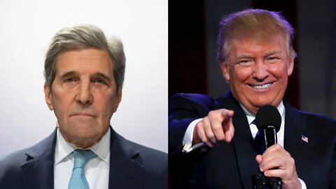 Trump RIPS John Kerry To SHREDS For LOONY Green New Deal Agenda