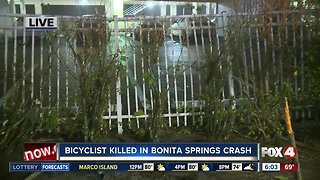 Vehicle crash kills bicyclist on Bonita Springs sidewalk