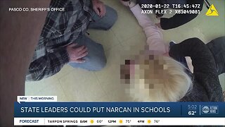 State leaders pushing for bill that would put Narcan on school campuses