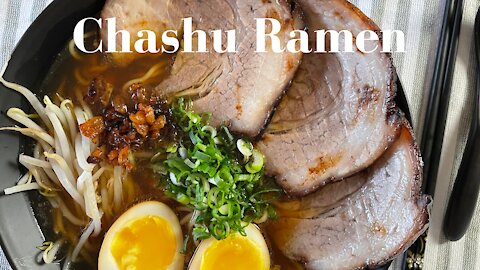 How to make Chashu Ramen at home/在家自己做日式醬油拉麵