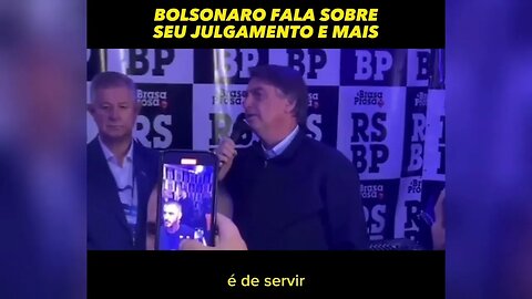 Chegando em Porto Alegre-RS, Presidente Bolsonaro fala sobre seu julgamento e injustiças. #bolsonaro