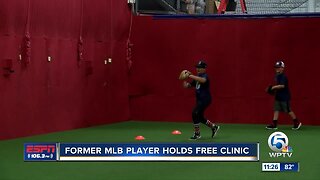 Mo Vaughn Baseball Academy hosts free clinic