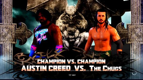 ENW CHAOS Ep 6 Austin Creed vs The Chugs in a Title Unification Match Last Man Standing Match