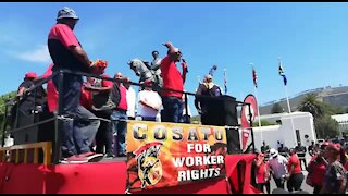 SOUTH AFRICA - Cape Town - Cosatu March (Video) (tLi)