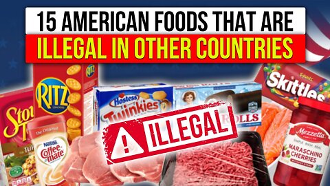 🚫🌎 15 AMERICAN FOODS THAT ARE ILLEGAL IN OTHER COUNTRIES #FoodRegulations #IllegalFoods #BannedFoods