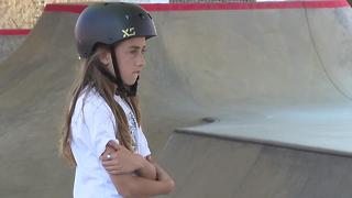 11-year-old skateboarder preparing for X-Games