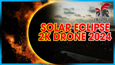 Drone 2K Footage of Total Solar Eclipse 4/8/24