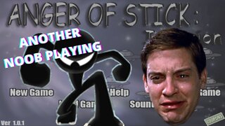 Newbie Playing 2011 Anger of stick 1 Android Mobile Game.