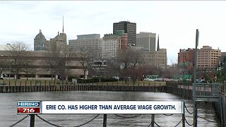 Erie County had above average wage growth