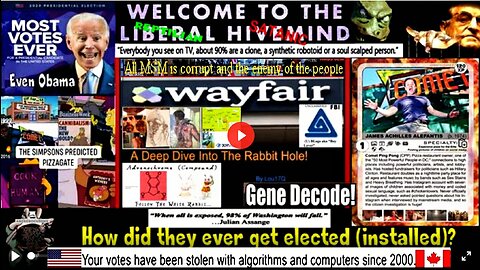 Wayfair Deep Dive Into The Rabbit Hole Lou Decode With Gene B2T Show (Re-post)