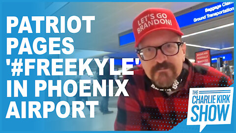 Patriot Pages '#FreeKyle' in Phoenix Airport