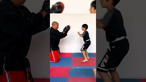 Basic Training Jab Straight Duck & Kick | Kick Boxing Training #martialarts #karate #youtubeshorts
