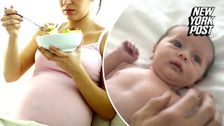 Facial features could be determined by what mothers eat during pregnancy