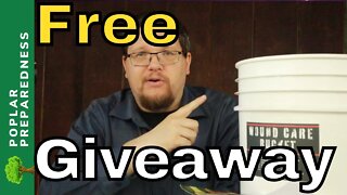 Free Wound Care Bucket Giveaway | Refuge Medical | National Preparedness Month