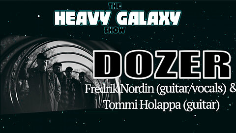 HG | DOZER - Fredrik Nordin (guitar/vocals) & Tommi Holappa (guitar)