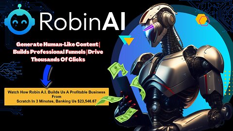 RobinAI: ALLOW AI TO WORK FOR YOU