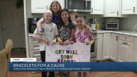 Friends are hoping bracelet sales can help pay for a classmates bone cancer treatment