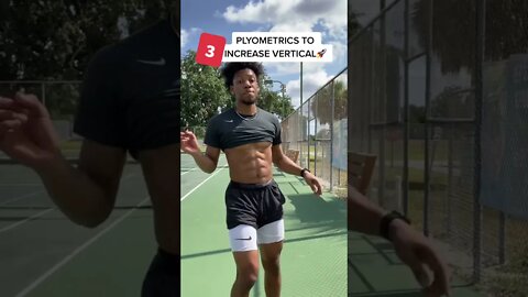 3 PLYOMETRICS TO INCREASE VERTICAL JUMP 🚀🔥 #Shorts