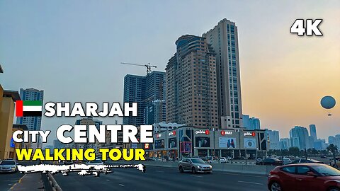 🇦🇪Sharjah, City Centre Sharjah - Walking Tour 4K