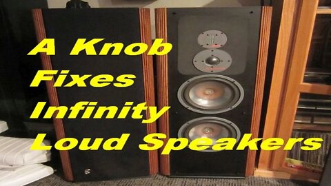 A Knob Fixes Infinity Loud Speakers (ep 3) Infinity - RSa Project