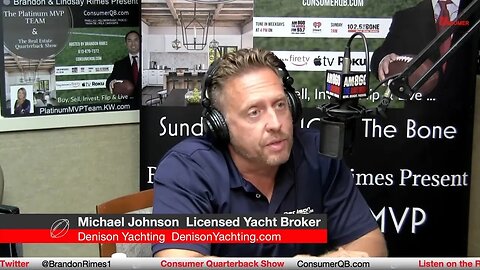 The Consumer Quarterback Show - Michael Johnson Denison Yachting